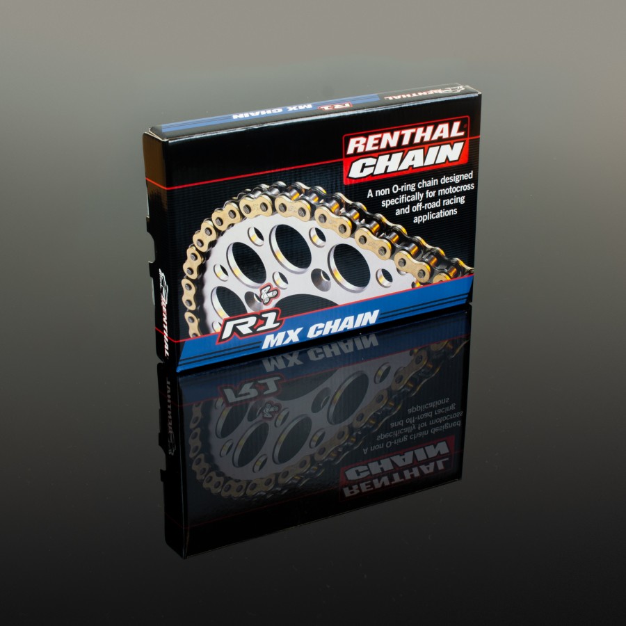 Renthal R1 Works Chain 520 - Renthal aftermarket dirt bike part